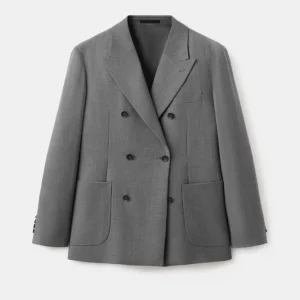 Men’s Linen Summer Blazer Pants Set Casual Slim Fit Formal Prom Wedding Business Tuxedos Double Breasted Zipper Fly Suits