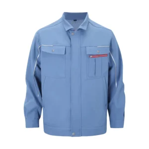 Men’s Long Sleeves Anti Static Wear Resistant Work Jacket In Stock Flame Retardant Safety Workwear Uniform