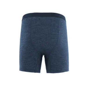 Men’s Merino Wool Underwear Boxer Briefs with No-Ride-Up Feature and Breathable Waist Logo