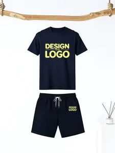 Men’s Mesh Quick Dry Sports Set Breathable Activewear Workout Outfit Custom Logo Available