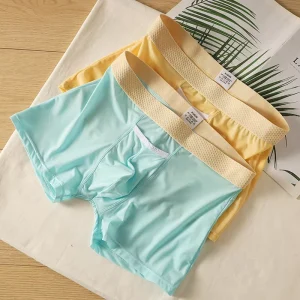 Men’s Mid-Rise Flexible Knitted Breathable Custom Branded Quick Dry Moisture Wicking Boxer Briefs