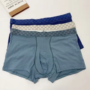Men’s Modal Underwear Men’s Boxer Underwear Gradient High Elastic Belt Thread Temperature Antibacterial Crotch Trousers