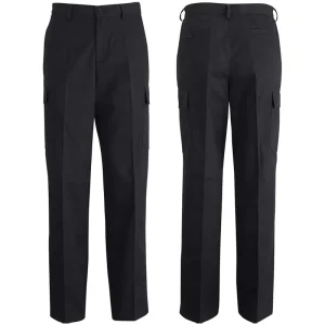 Men’s Multi Pocket Heavy Duty Work Trousers Housekeeping and Construction Work Uniform Cargo Pants