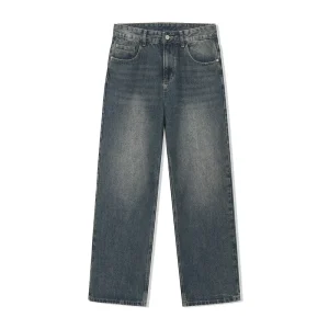 Men’s New Jeans Style Pants Black Denim Washed Jeans Baggy