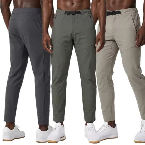 Men’s Outdoor Sports Pants for Spring Quick Dry Windproof Straight Casual Style Wear Resistant for Active Adults Hiking