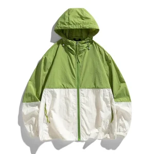Men’s Outdoor Stand Zipper Print Gym Sports Running Training Fitness Bodybuilding Activewear Quick-Drying Waterproof Jacket