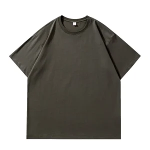 Men’s Oversized Cotton T-Shirts Loose Fit Tee Unisex Short Sleeve Casual Shirts Tops