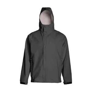 Men’s PU Rain Jacket for Fishing Waterproof Rubber Jacket Polyurethane Coated Welded Jacket