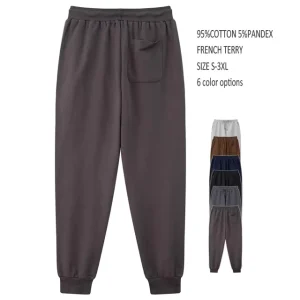 Men’s Pants Solid Drawstring Pocket Trousers Casual Plus Size Sports Jogger