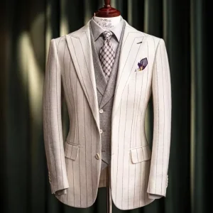 Men’s Plaid Blazer, Business Casual, Single Breasted, Notch Lapel, Baggy, Breathable Suit Jacket
