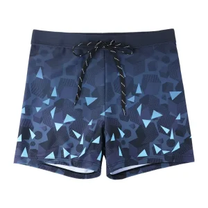 Men’s Plus Size Anti Awkward Diving Loose Fit Shorts Swimwear Boxer Briefs Spandex Polyester Drawstring Closure Hot Spring