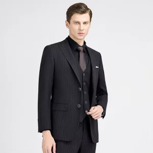 Men’s Plus Size Breathable Wedding Blazers Business Formal Workwear Interview Suit Jacket