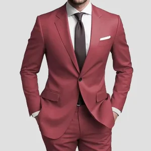 Men’s Plus Size Business Suits and Blazers Tuxedo Custom Wedding Suit American British Style