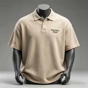 Men’s Plus Size Short Sleeve Polo Shirt 100% Cotton Pique Knitted Custom Logo