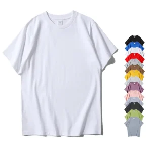 Men’s Plus Size T shirts Plain Blank Loose Custom Print 100% Cotton Oversized