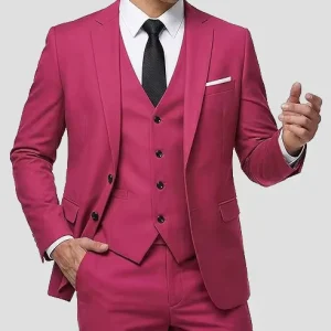 Men’s Plus Size Wedding Tuxedo Suits 3 Piece Custom Factory Set Business Suit