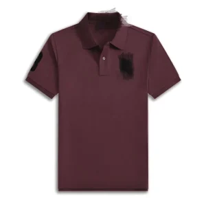 Men’s Polo Shirts Cotton Short Sleeve Embroidered Casual Polo Shirts for Men