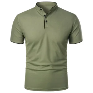 Men’s Polo Shirts Custom Logo Polo Shirt Design Printing Stand Collar Uniform Men Golf Polo Shirt Uniform Polo Shirt