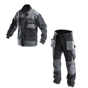 Men’s Polyester Cotton Work Pants 6 Pockets Workwear Uniform Custom Mechanic Cargo Pants