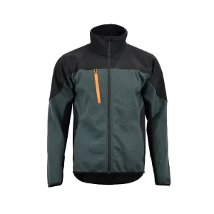 Men’s Polyester Soft Shell Jacket Casual Windproof Waterproof Outdoor Hiking Clothing Zipper Breathable Cotton