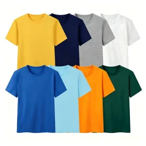 Men’s Pour Hommes 100% Cotton High Quality Custom Casual Plain Logo Man Premium Manufactur T-Shirt for Men