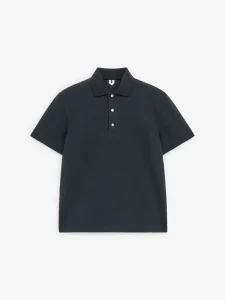 Men’s Premium Ribbed Texture Slim Fit for Polo Shirt Short Sleeve Cotton Knit Solid Stripe Breathable Plain Dyed