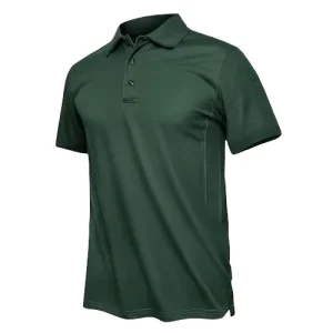 Men’s Printed Polo Shirt Embroidery 100% Polyester Custom Logo Golf Breathable Polo T-Shirts for Men