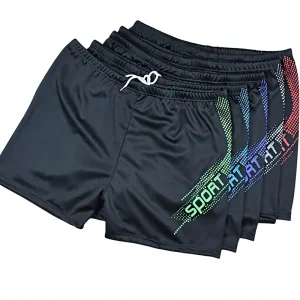 Men’s Professional Plus Size Quick Drying Polyester Drawstring Swimming Trunks Boxer Shorts Beach Pants Adult
