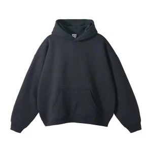 Men’s Pullover Hoodie Custom Logo Printed Plain Dyed Knitted Sportswear Loose Fit Winter Sweatshirt Men’s Hoodie