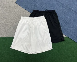 Men’s Quick Dry Athletic Shorts Breathable Running Bottoms with Mesh Panels Elastic Waist and Side Pockets for Gym Training