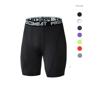 Men’s Quick Dry Performance Compression Shorts Winter Sports Training Tight Stretch Wear