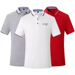 Men’s Quick Dry Summer Polo Shirt Short Sleeve Tactical Plain Turn-Down Tee Shirts Solid Pattern Clothes for Men
