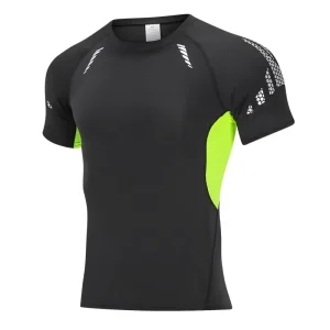 Men’s Quick Dry Under Base Layer Compression Sports Tops Short Sleeve T shirt