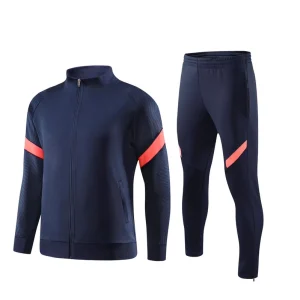 Men’s Quick Drying Breathable Sportswear Loose Zip Polyester Tracksuit Vintage Style Eco Friendly