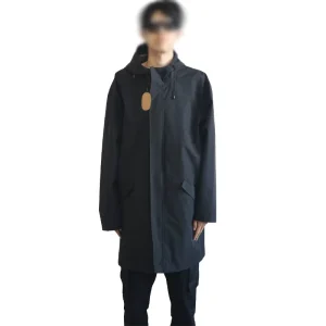 Mens Rain Jacket Waterproof with Hooded Hiking Coat Lightweight Windbreaker