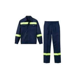Men’s Reflective Strip Workwear Safety Suit Suitable for Road Rescue Sanitation Cleaning and Highway Maintenance Work