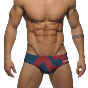 Men’s Regular Fit Racing Quick Dry Swim Trunks Elastic Waist Competitive Swimwear 1 Piece Reversible Nontoxic