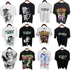 Men’s Short Sleeve 100% Cotton Knitted T-Shirt 240 Grams Custom Printed Logo Front Casual Pattern Breathable