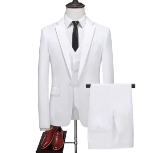Men’s Slim Fit 3 Piece Suit Single Breasted Blazer for Men Formal Design Bd Factory Made Mens and Blazers