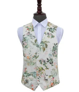 Men’s Slim Fit Casual Plaid Waistcoat Breathable Polyester Outer Wear Button Decoration Long Sleeveless Suit Vests for Spring