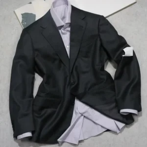 Men’s Slim Fit Italian Style Wool Single Breasted Business Wedding Suit 2 Piece Custom Blazer Pants