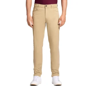 Men’s Slim Fit Pants High Waist Suit Pants Casual Trousers