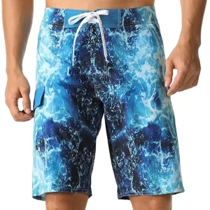 Mens Sport Shorts Custom Swimwear Board Shorts Quick Dry Fabric Gym Fitness Swim Shorts Plus Size Available
