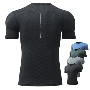 Mens Sport Wear Workout Clothes Fitness Custom Tank Top Men Gym Activewear Men’s Vests T Shirt Quick Drying Fitness Wear