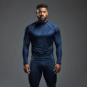 Men’s Sports Fitness Exercise Tracksuit 2 Pieces Set Workout Clothing Slim Gym Fitness Training Plus Size Outfit for Men