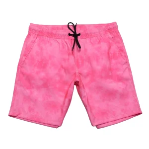 Men’s Sporty Beach Swimwear Anti Wrinkle Woolen Floating Short Simple Scenery Design