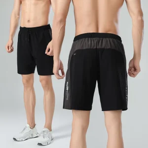 Men’s Sporty Gym Shorts Quick-Drying Breathable Fitness Activewear Custom Logo Elastic Waist Running Training Sports OEMODM