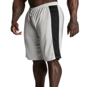 Men’s Sporty Mesh Solid Breathable Training Shorts Custom Label Export Manufacturer Lightweight Activewear Drawstring
