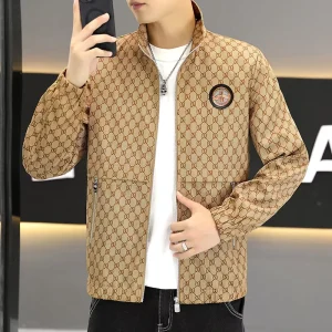 Men’s Spring Autumn Winter Coat New European Style Baseball Collar Trendy Top Thin Thickness Fashion
