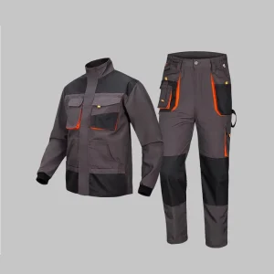 Men’s Spring Autumn Workwear Sets Customizable Multi Pocket Work Pants Long Sleeve Multi Pocket Labor Protection Clothing